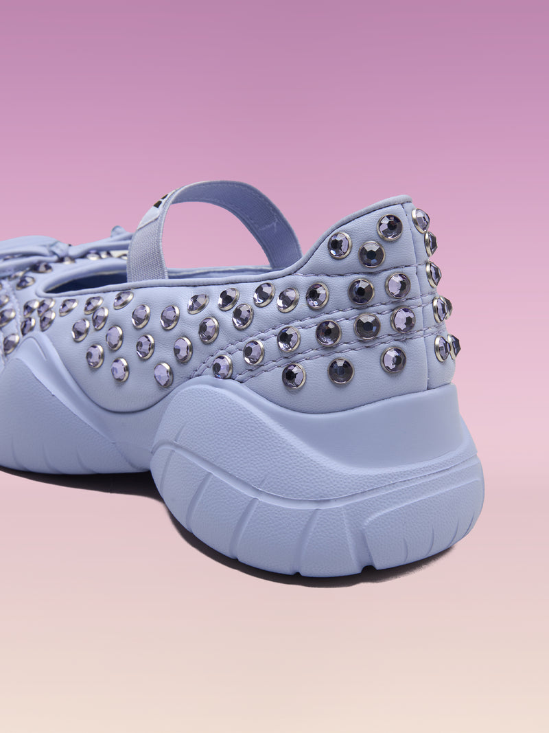 AUDREY LILAC RHINESTONE
