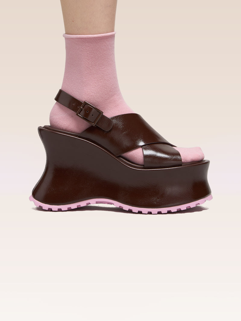 CASSIE CHOCOLATE WAXY
