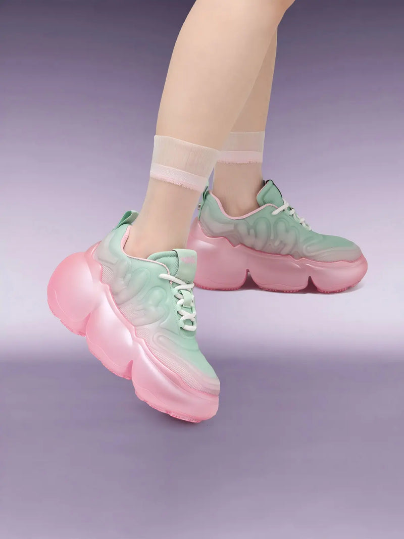 LALISA GREEN LILAC OMBRE