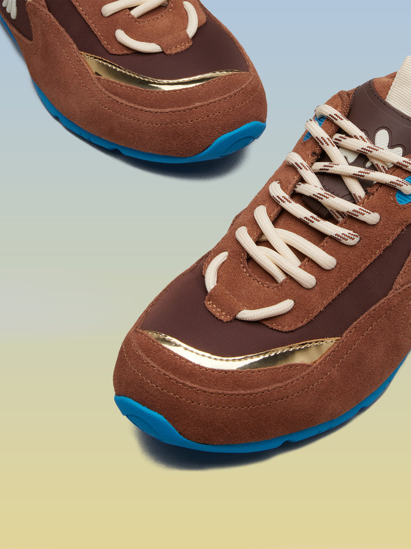 MAURINE BROWN COW SUEDE