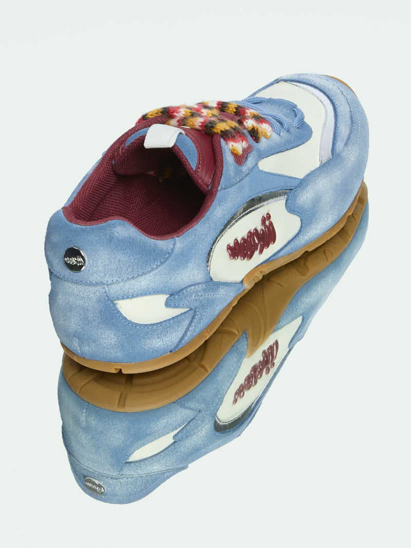 MAURINE BABY BLUE DISTRESSED