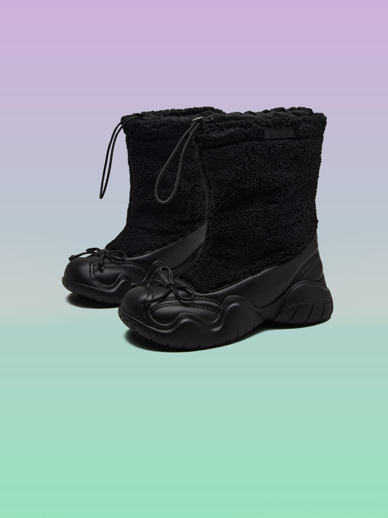 AMBER BLACK SHERPA