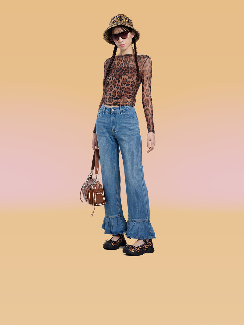 ANITA LEOPARD SATIN