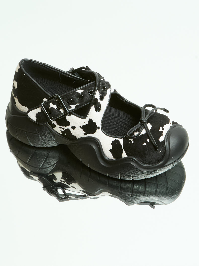 ANYA COW PRINT PONY