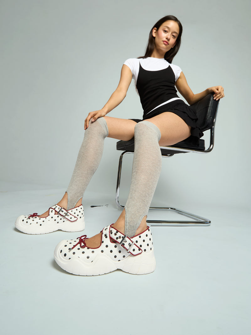 ANYA WHITE POLKA DOT