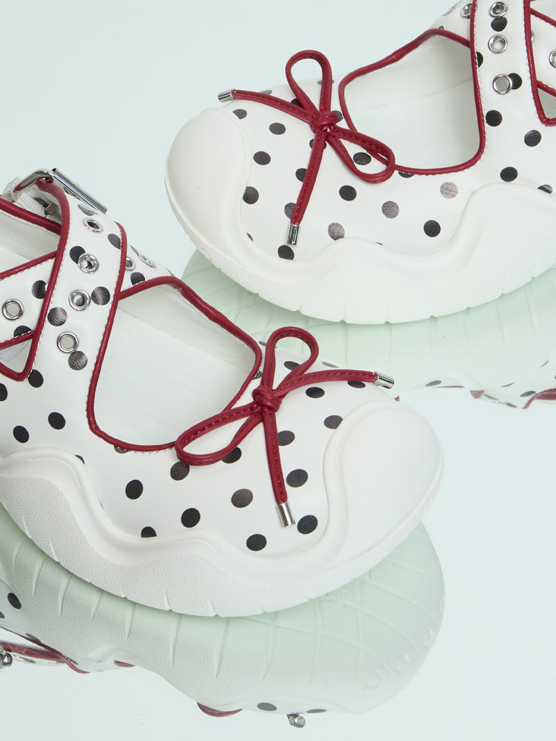 ANYA WHITE POLKA DOT