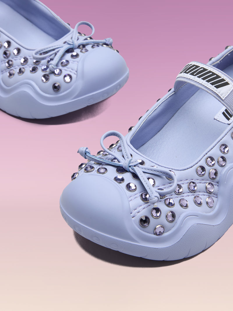 AUDREY LILAC RHINESTONE