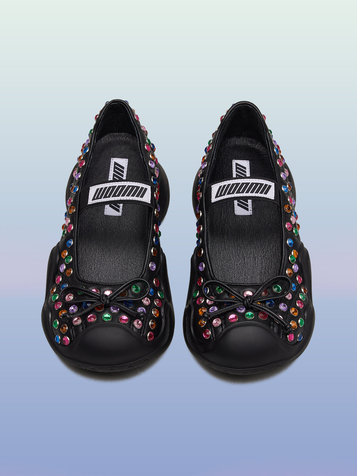 woomii 黒 バレエシューズ シンディ・ブラック シンディ・ブラック – WOOMII