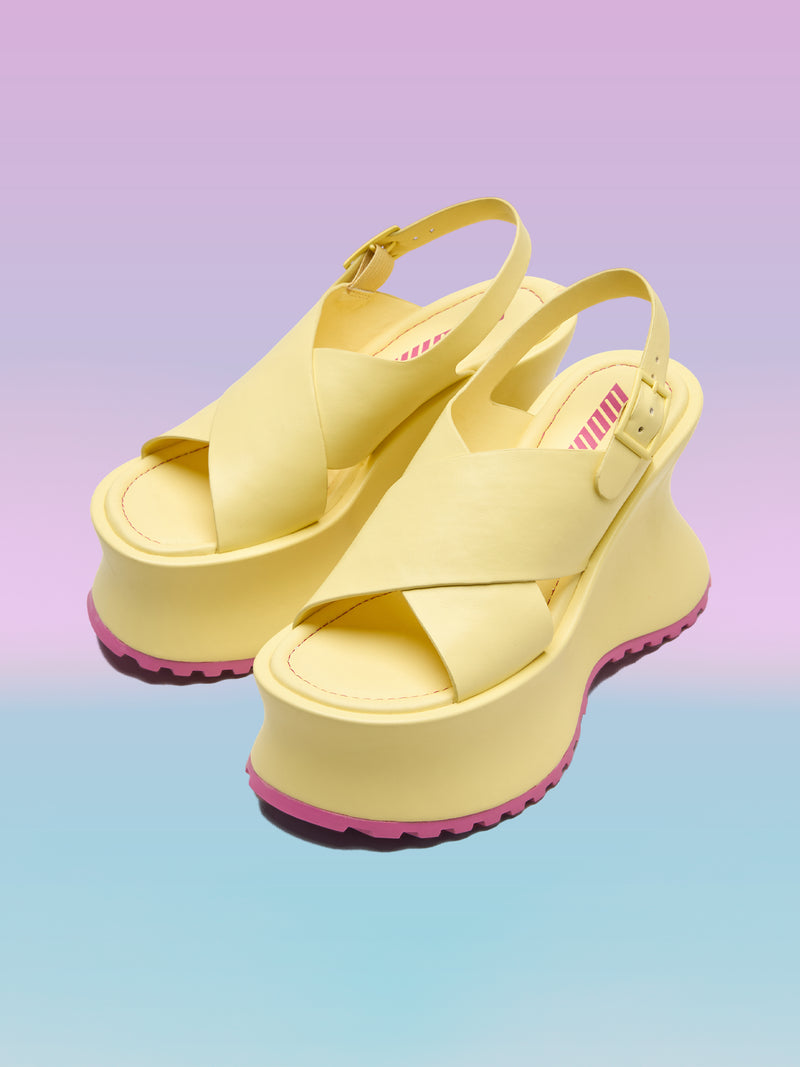 CASSIE BUTTER YELLOW NAPPA