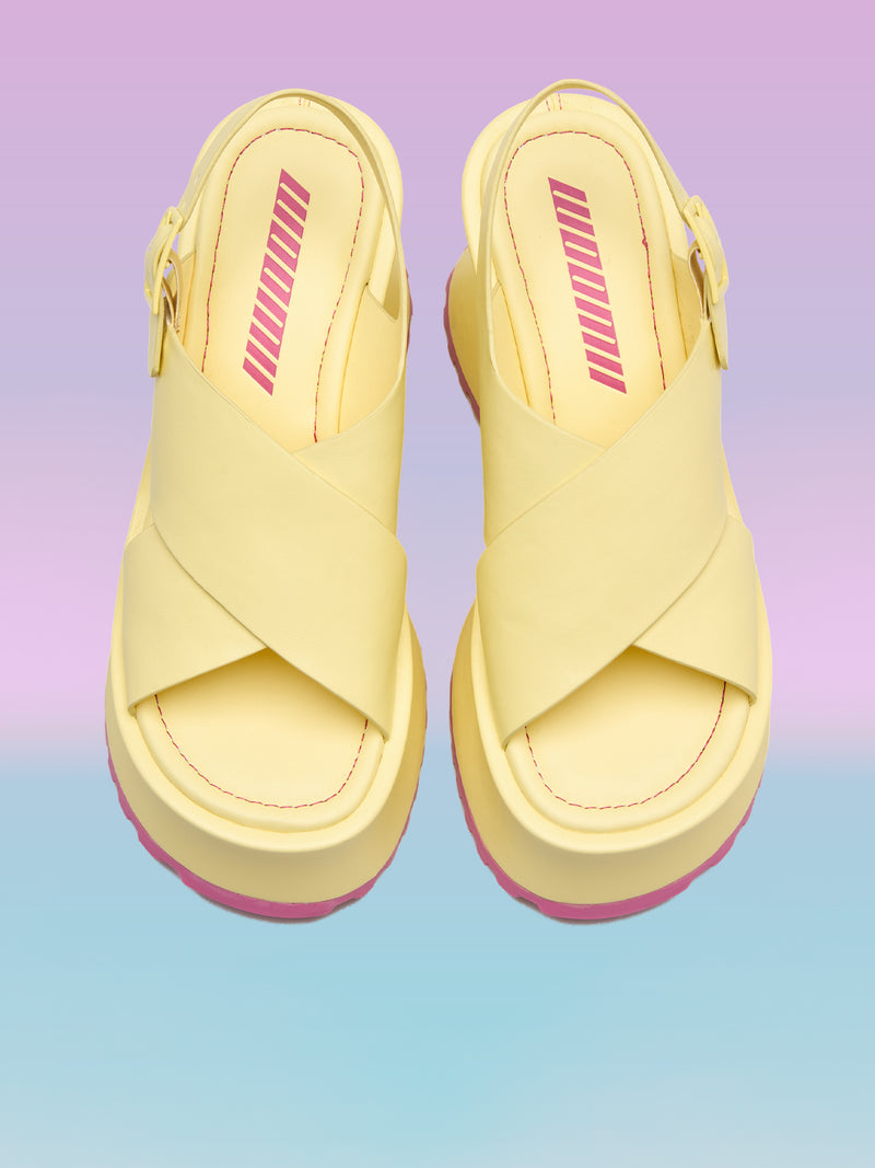CASSIE BUTTER YELLOW NAPPA