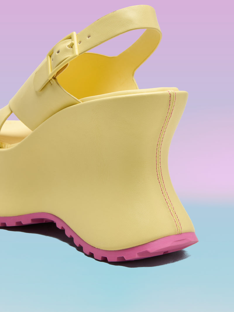 CASSIE BUTTER YELLOW NAPPA