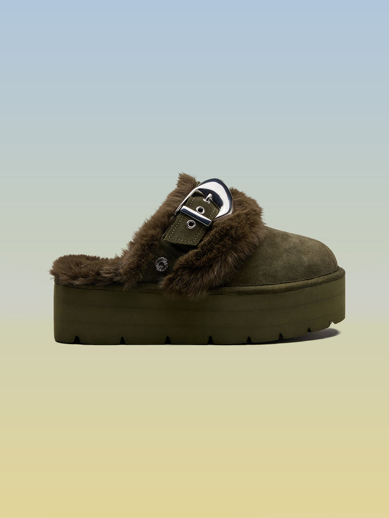 CHLOE KHAKI SUEDE