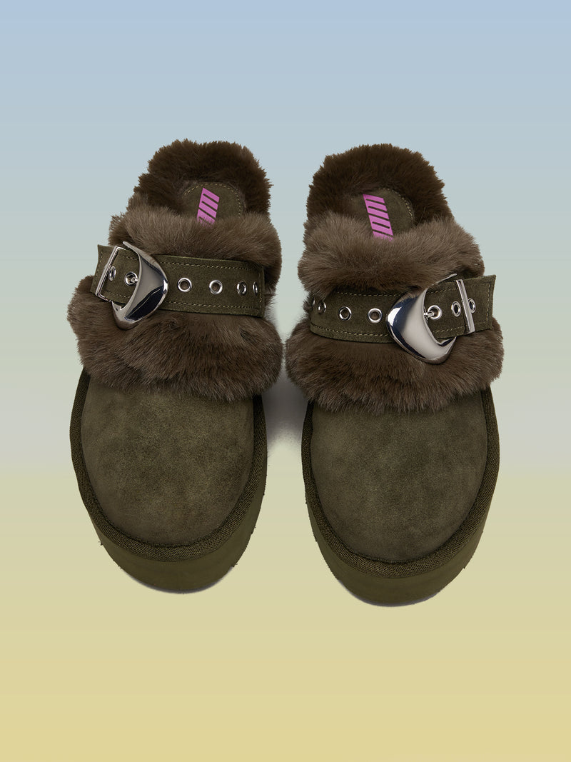 CHLOE KHAKI SUEDE