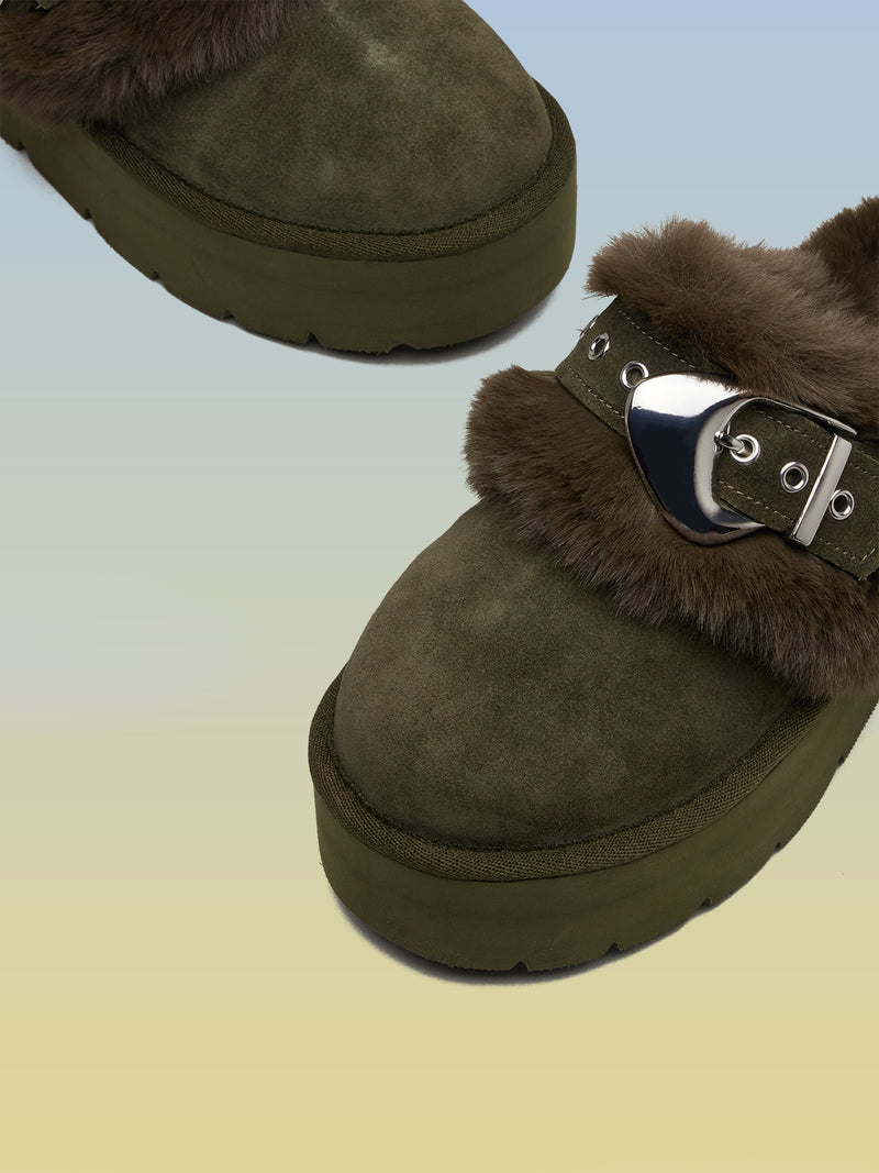 CHLOE KHAKI SUEDE