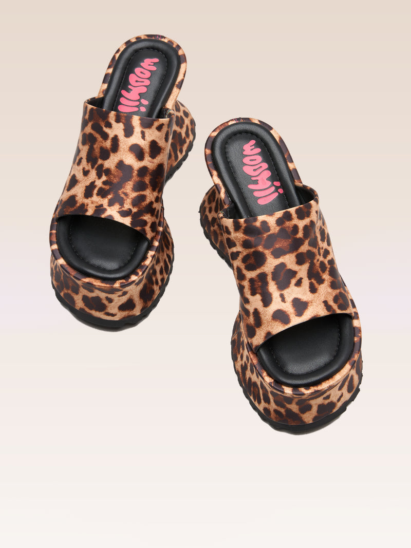 COLETTE LEOPARD SATIN