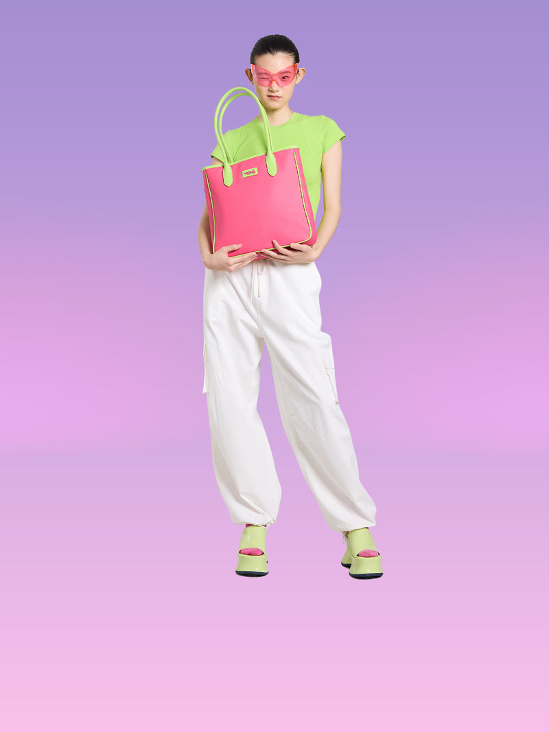 COLETTE LIME CRINKLE PATENT