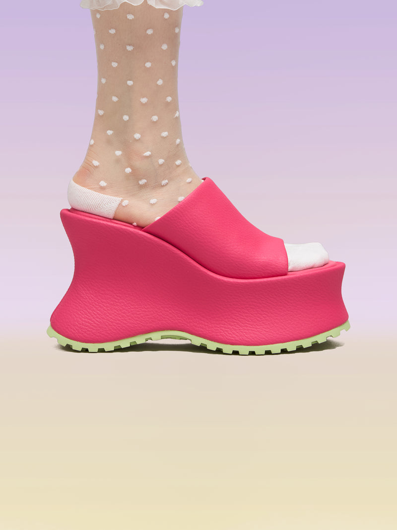 COLETTE FUSCHIA PINK TUMBLED