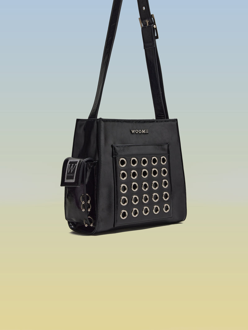 ELLI BLACK EYELET