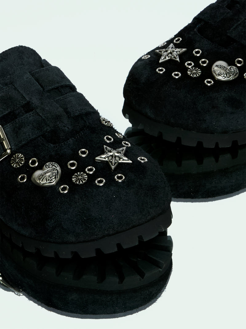 GWEN BLACK SUEDE