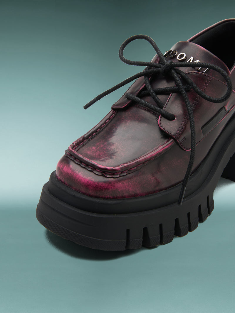 JUSTINE PINK BLACK BURNISHED