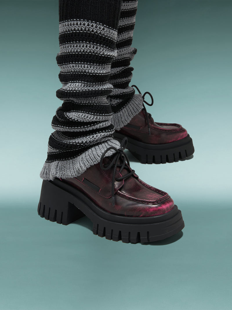 JUSTINE PINK BLACK BURNISHED