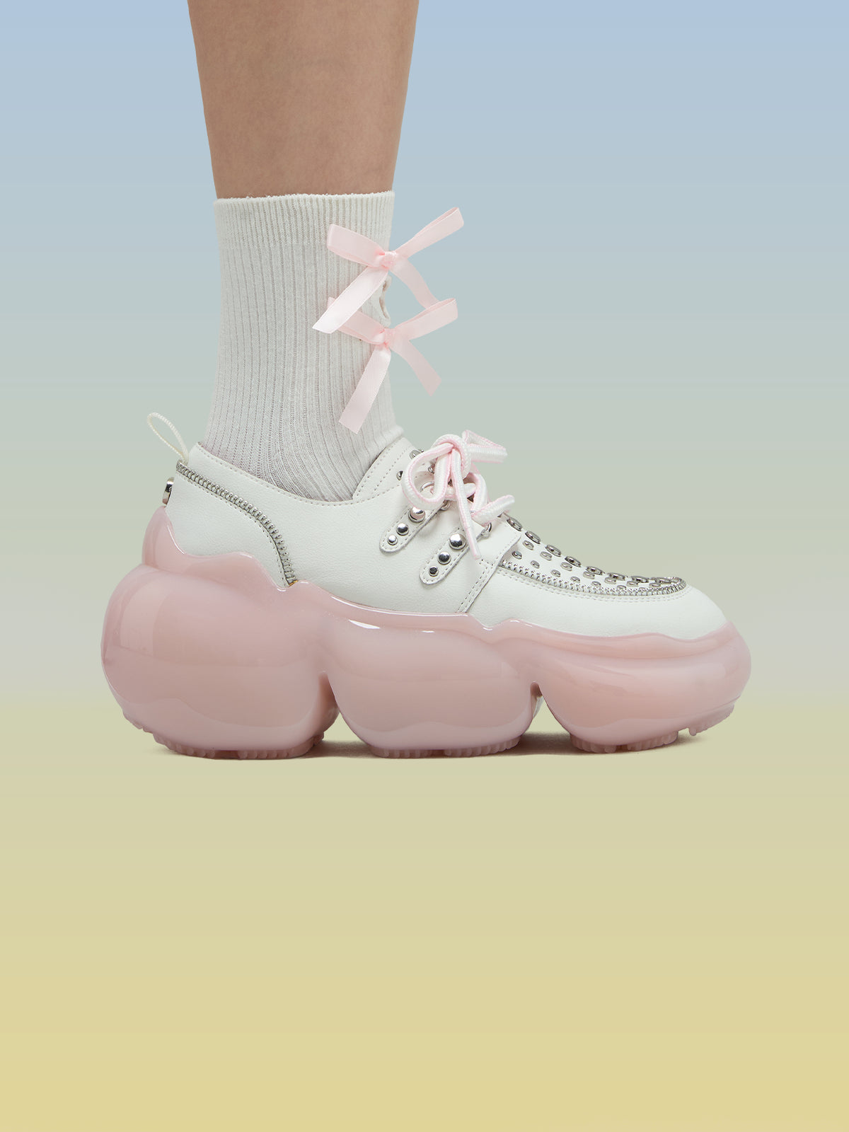 靴 WOOMII ANITA PASTEL PINK NAPPA ANITA PASTEL PINK NAPPA – WOOMII