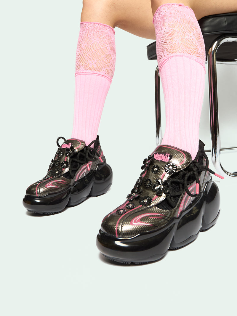 LEONIE GUNMETAL PINK