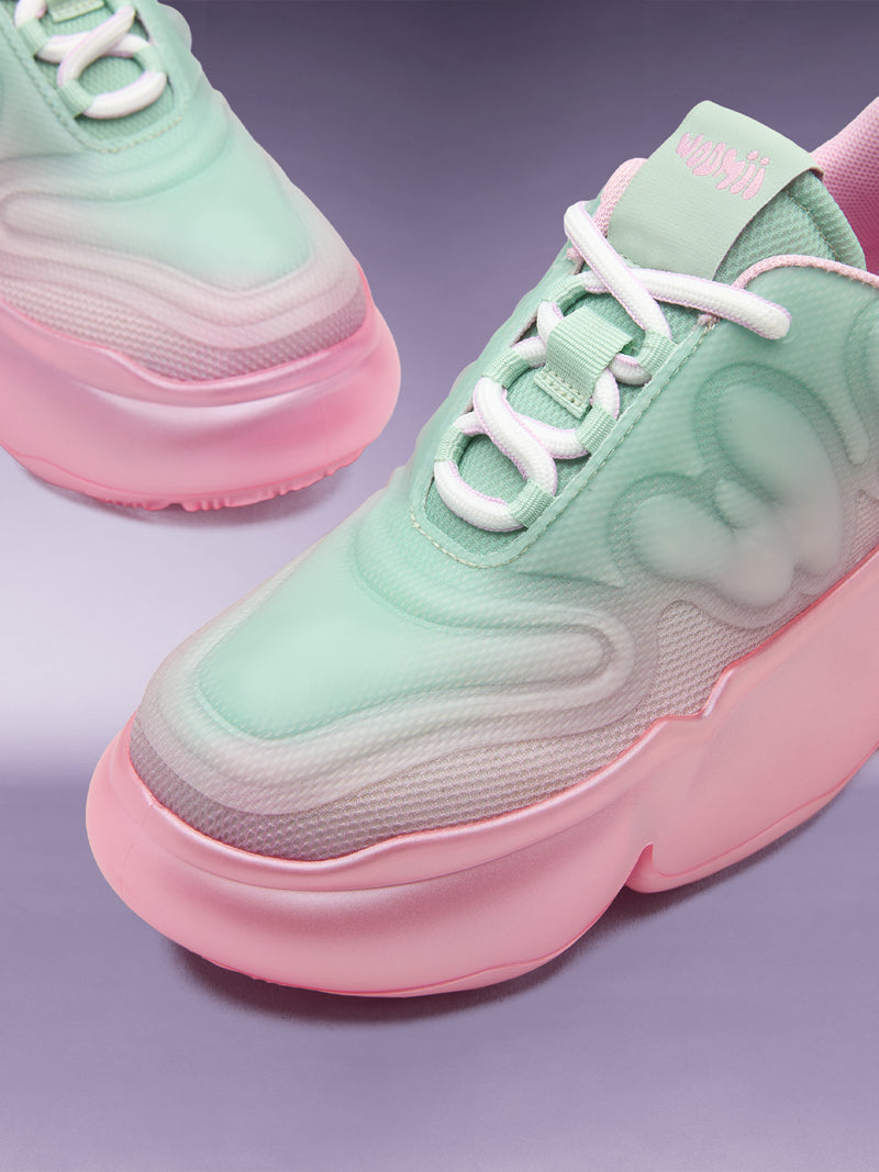 LALISA GREEN LILAC OMBRE
