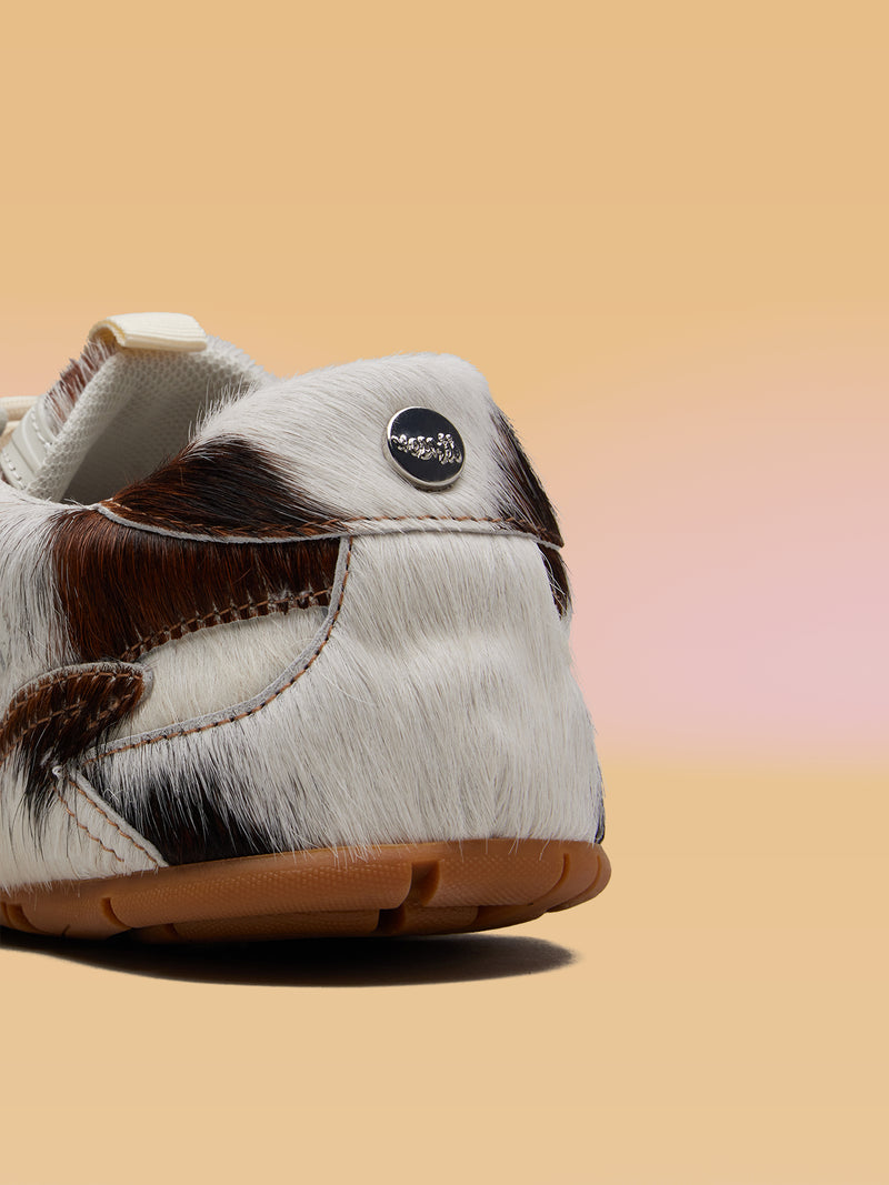 MAURINE BROWN BEIGE PONY