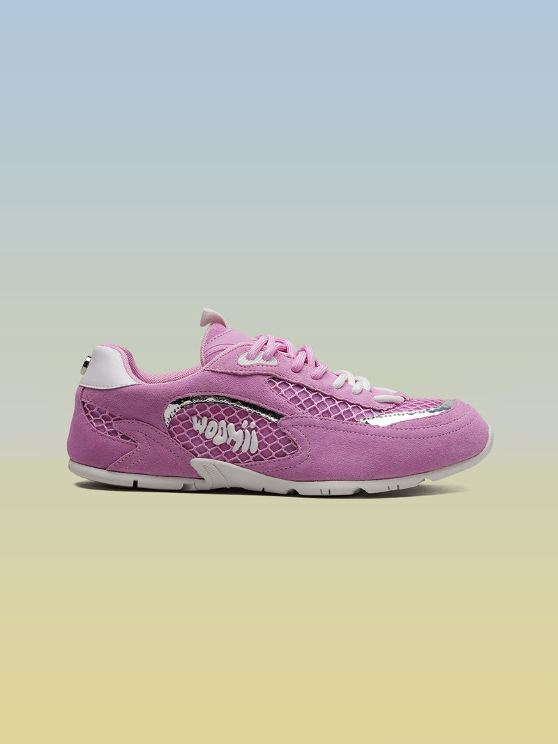 MAURINE PINK COW SUEDE