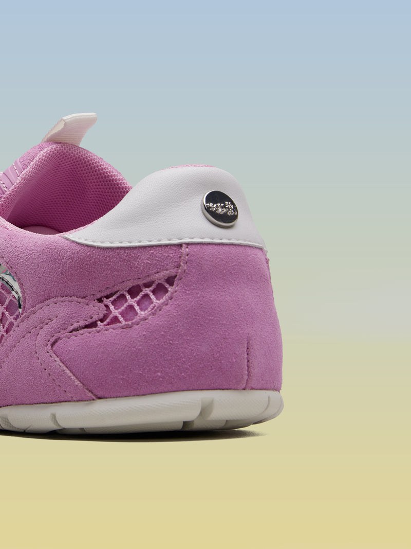 MAURINE PINK COW SUEDE