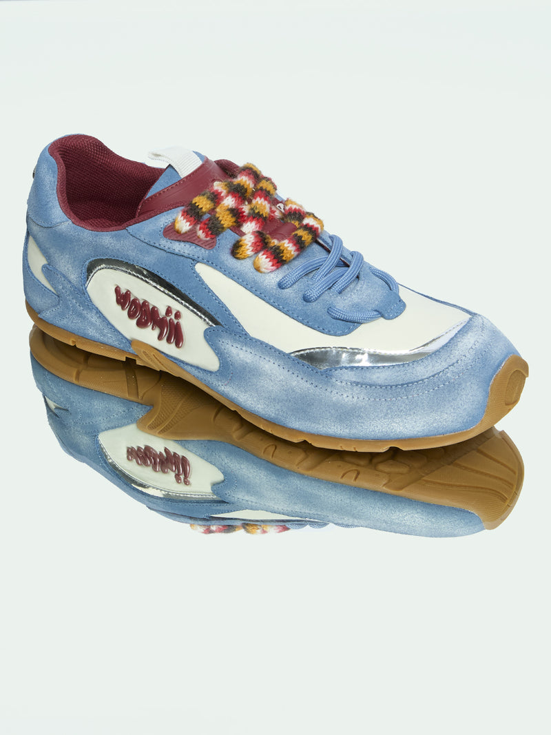 MAURINE BABY BLUE DISTRESSED