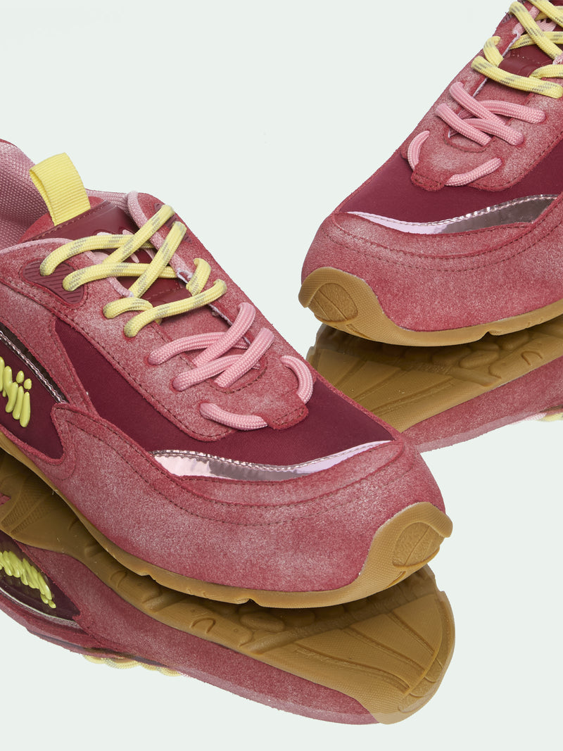 MAURINE RED DISTRESSED