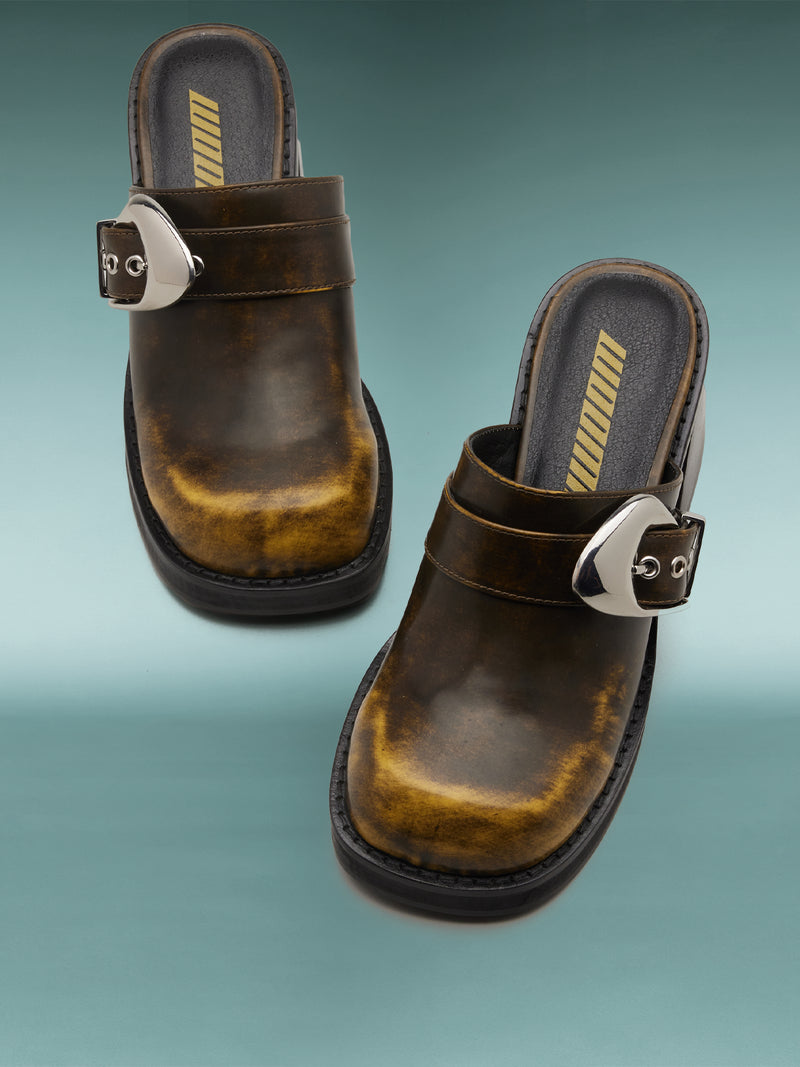 TAMIA BLACK YELLOW BURNISHED