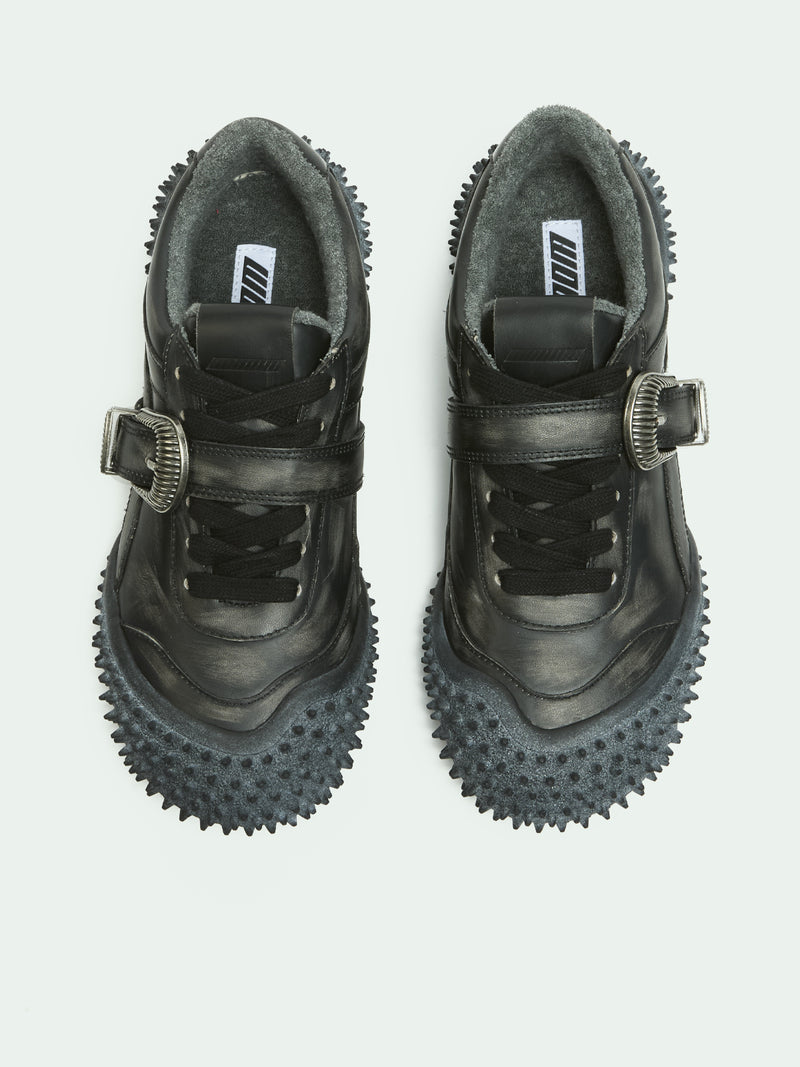 YUKI BLACK DISTRESSED