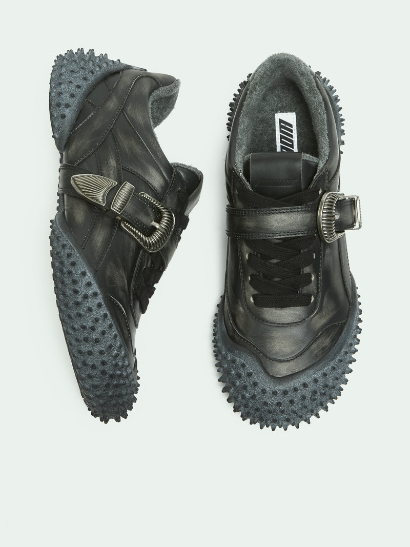 YUKI BLACK DISTRESSED