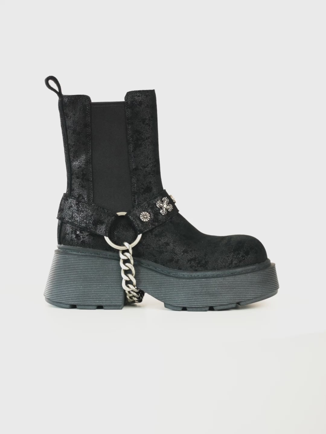 KAIA BLACK DISTRESSED
