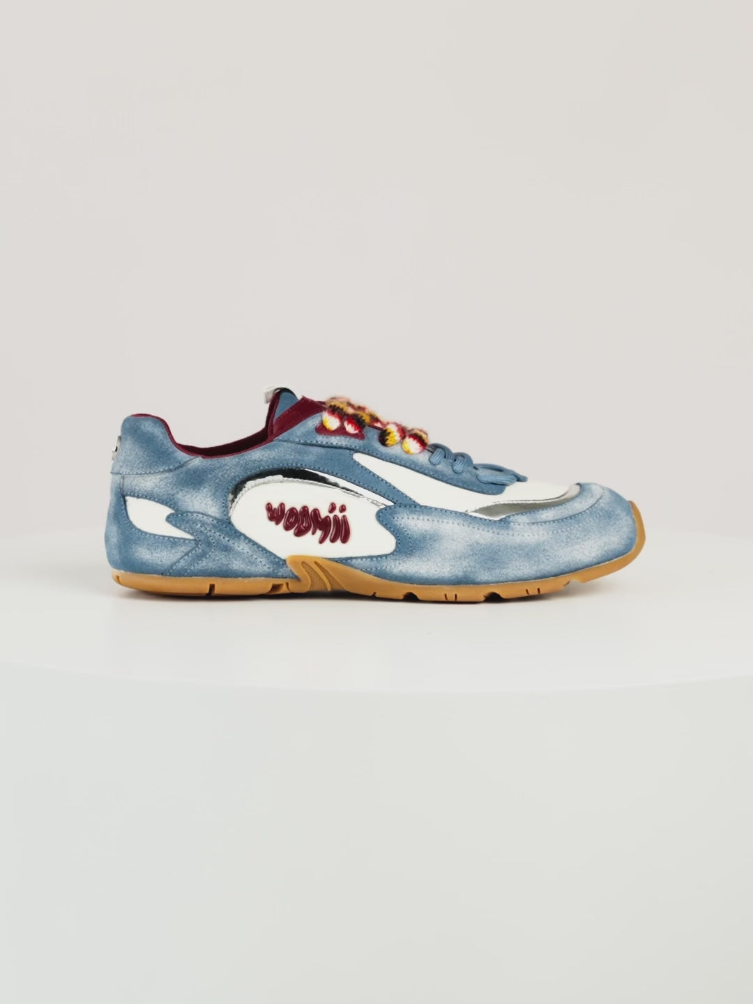 MAURINE BABY BLUE DISTRESSED