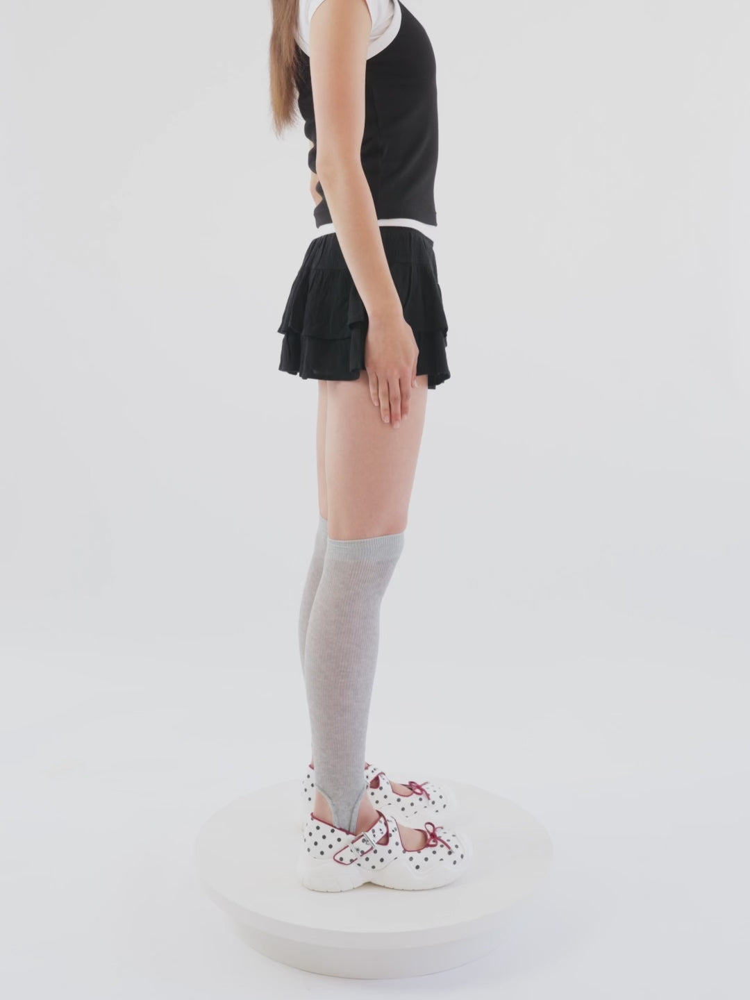 ANYA WHITE POLKA DOT